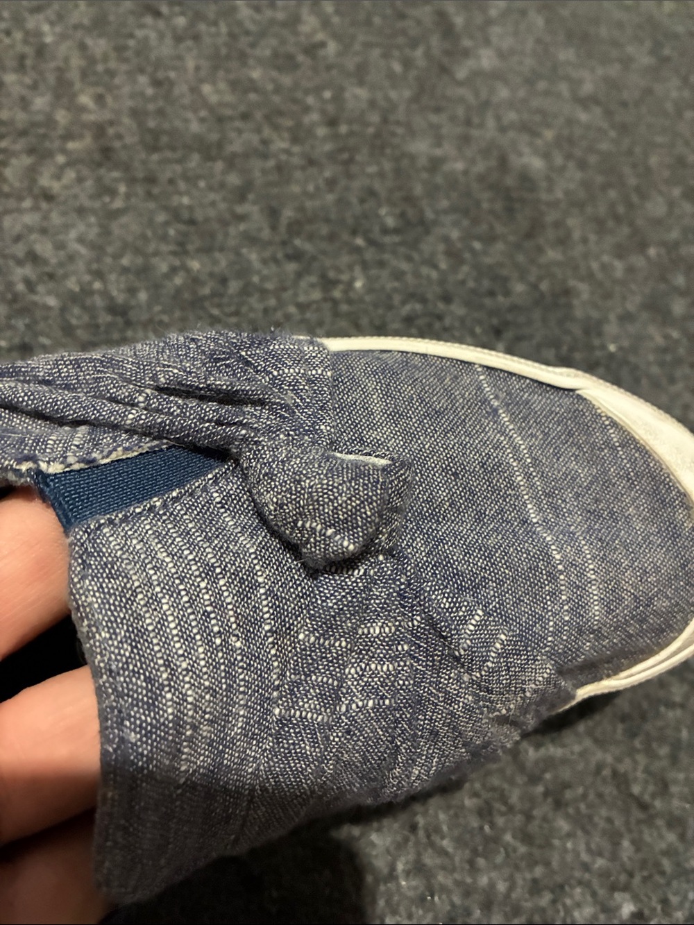 👠 Rocket Dog Navy Slip-On Knot Sneakers - Picture 2 of 3